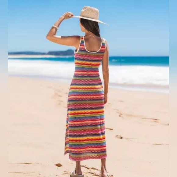 Cupshe Multicolored Maxi Dress Size Small - Picture 3 of 7